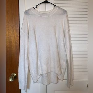 Plain White Sweater